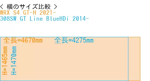 #WRX S4 GT-H 2021- + 308SW GT Line BlueHDi 2014-